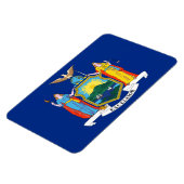 New Yorkse vlag, de Empire State, Amerikaanse kolo Magneet (Linkerzijde)