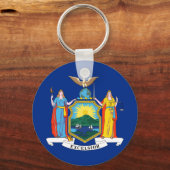 New Yorkse vlag, de Empire State, Amerikaanse kolo Sleutelhanger (Voorkant)