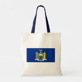 New Yorkse vlag, de Empire State, Amerikaanse kolo Tote Bag (Achterkant)