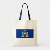 New Yorkse vlag, de Empire State, Amerikaanse kolo Tote Bag (Voorkant)