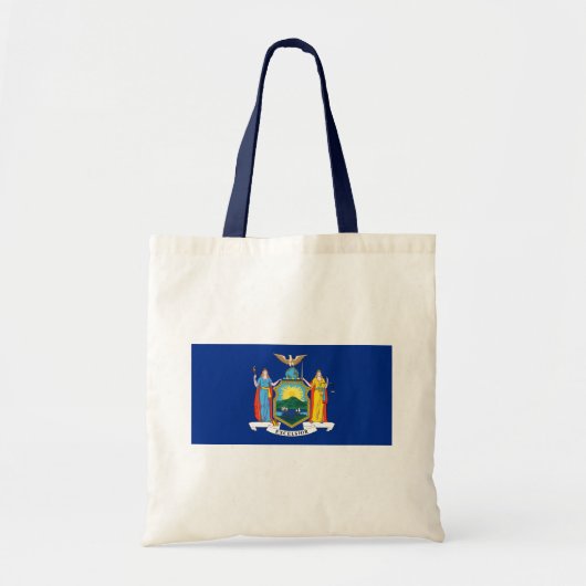 New Yorkse vlag, de Empire State, Amerikaanse kolo Tote Bag (Voorkant)