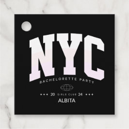 New Yorkse vrijgezelle vrouw Bedankjes Labels
