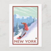 New YorkSnowboarder Scene Briefkaart (Voorkant)