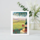 New YorkWine Country Scene Briefkaart (Staand voorkant)