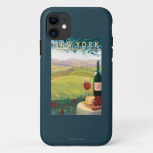 New YorkWine Country Scene iPhone 11 Hoesje