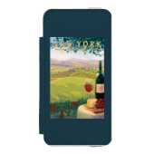 New YorkWine Country Scene Incipio iPhone Portemonnee Hoesje (Voorkant Agenda)