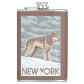New YorkWolf Scene Heupfles (Voorkant)