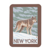 New YorkWolf Scene Magneet (Verticaal)