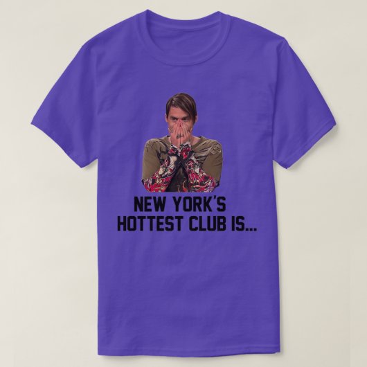 New Yorkx27s Hottest Club is Stefon T-shirt (Design voorkant)
