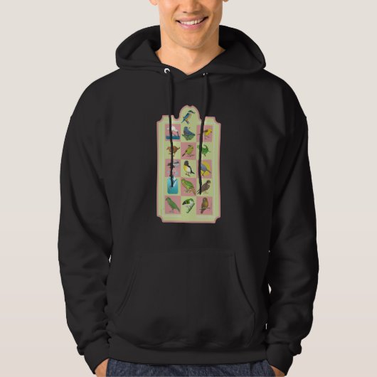 New Zealand BIRDS PATTERN Hoodie (Voorkant)