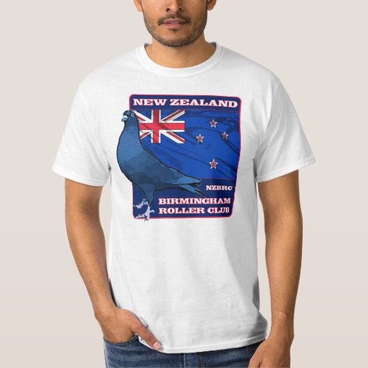 New Zealand Birmingham Roller Club T-shirt (Voorkant)