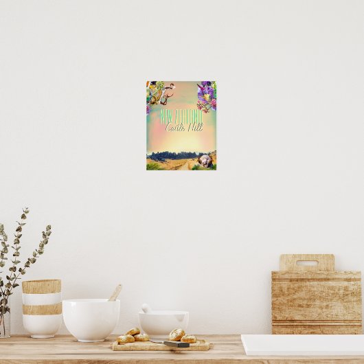 New Zealand Castle Hill rocks Poster (Keuken)