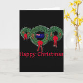 New Zealand Christmas 2 T Shirt  Kaart (Gele Bloem)