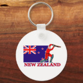 New Zealand Cricket Player Sleutelhanger (Voorkant)