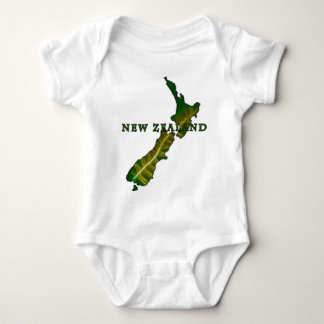 New Zealand Fern Map T-Shirt