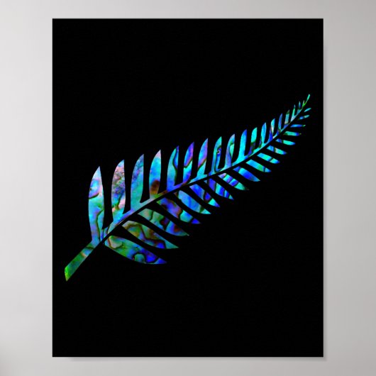 New Zealand Fern  Poster (Voorkant)
