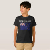 New Zealand Flag Distressed T-shirt (Voorkant volledig)