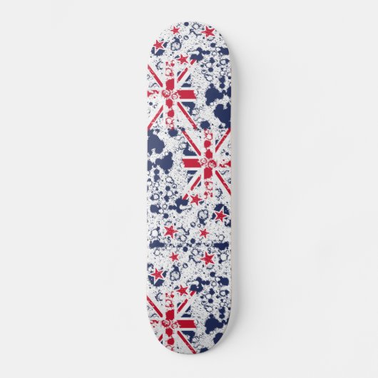 New Zealand FLAG KCALIMA effect by Masanser Persoonlijk Skateboard (Voorkant)