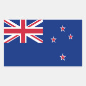 New Zealand Flag Sticker (Voorkant)