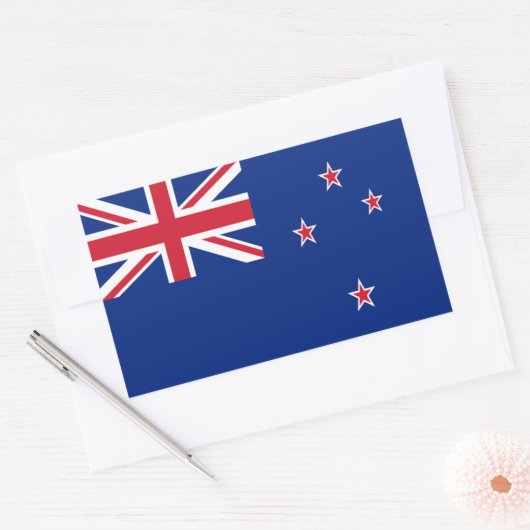 New Zealand Flag Sticker (Envelop)