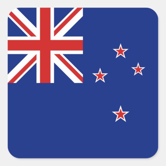 New Zealand Flag Sticker (Voorkant)