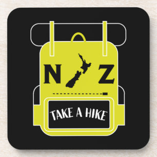 New Zealand Hiking - Walling NZ - Trail Walks NZ Bier Onderzetter