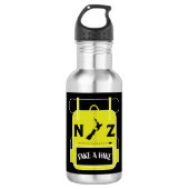 New Zealand Hiking - Walling NZ - Trail Walks NZ Waterfles (Voorkant)