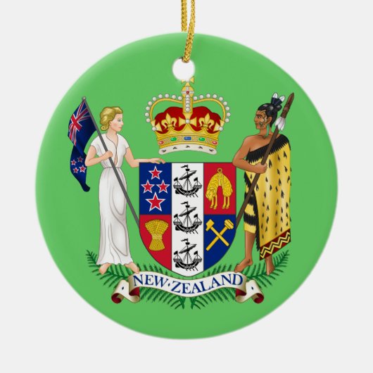 NEW ZEALAND kerstversiering Keramisch Ornament (Voorkant)