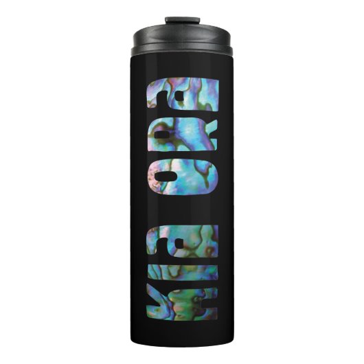 NEW ZEALAND KIA ORA PAUA THERMOSBEKER (Voorkant)