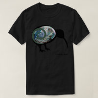 NEW ZEALAND KIWI BIRD PAUA BLACK GREEN FERN KORU
