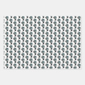 NEW ZEALAND KIWI BIRD PAUA SHELL FERN KORU NEUTRAL INPAKPAPIER VEL (Voorkant 3)