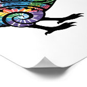 New Zealand Kiwi Bird  Poster (Hoek)