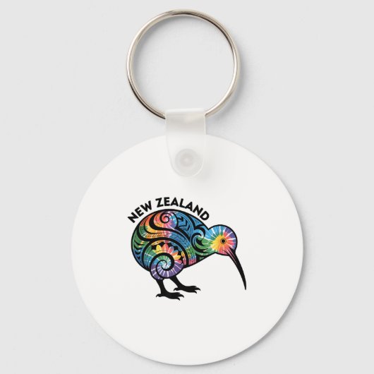 New Zealand Kiwi Bird  Sleutelhanger (Voorkant)