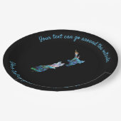 NEW ZEALAND KIWI PAUA  PAPIEREN BORDJE (Gekanteld)