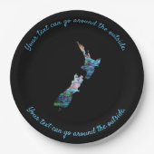 NEW ZEALAND KIWI PAUA  PAPIEREN BORDJE (Voorkant)