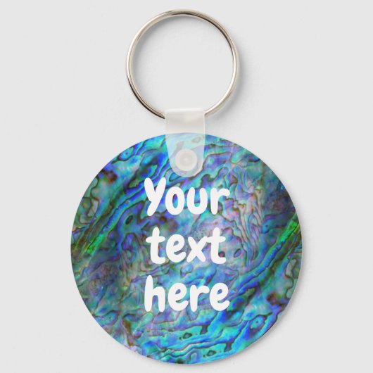 NEW ZEALAND KIWI PAUA SLEUTELHANGER (Voorkant)