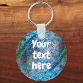 NEW ZEALAND KIWI PAUA SLEUTELHANGER (Voorkant)