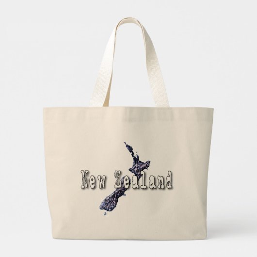 New Zealand Large Canvas tas (Achterkant)
