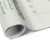 New Zealand Map (1892) New Zealander Cadeaupapier (Rol Hoek)