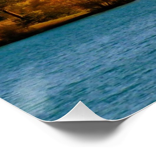 New Zealand Mountain Landscape Perfect Poster (Hoek)