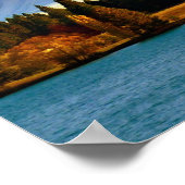 New Zealand Mountain Landscape Poster (Hoek)