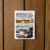 New Zealand Nature Wildlife Travel Briefkaart