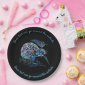 NEW ZEALAND PAUA KIWI  PAPIEREN BORDJE (Feest)