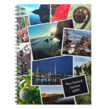 New Zealand Photo Collage Travel Journal