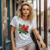 New Zealand Pohutukawa Tree Flower T-shirt