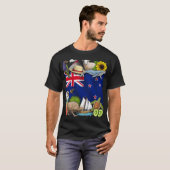 New Zealand Pride funny T-shirt (Voorkant volledig)