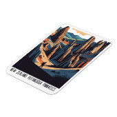 New Zealand Putangirua PinnaclesTravel Magneet (Linkerzijde)