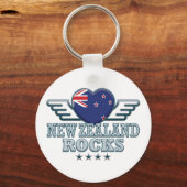 New Zealand Rocks v2 Sleutelhanger (Voorkant)