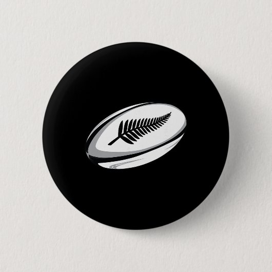 New Zealand Rugby Jersey  Ronde Button 5,7 Cm (Voorkant)