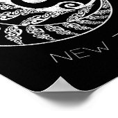 New Zealand Rugby Maori Insred Kiwi &amp; Silver F Poster (Hoek)